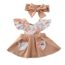 0-18M Toddler Newborn Baby Girls Flower Dress Lace Ruffles Tutu Dresses For Infant Girls Baby Costumes Summer