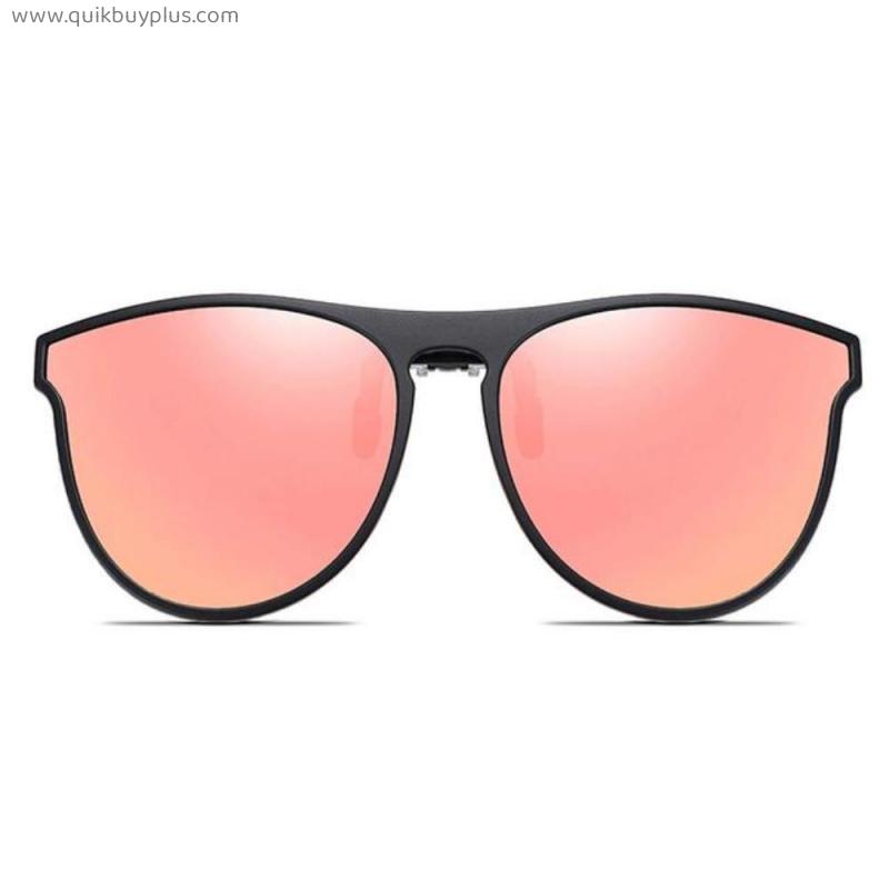 1 PCS Unisex Sunglasses Anti-Glare Driving Polarized Clip-on Glasses With Flip Up for Prescription Glasses UV Protection 2021