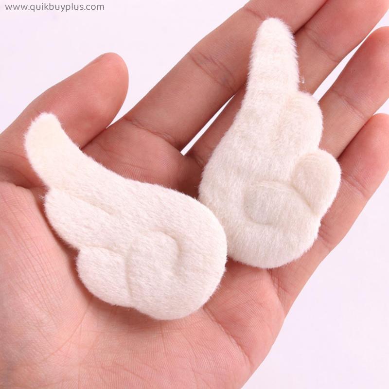 1 Pair of Hairpins Angel Wings Cartoon Lovely Plush Non Slip Bobby Pins Hair Clips Barrettes Headdress for Girls Toddlers Childr