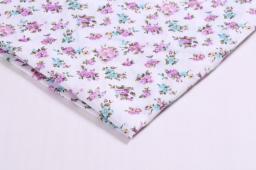 1 Pc 100*150 cm Begonia Floral Poplin Fabric Woman's Dress Skirt DIY Sewing Material Home Decoration Tablecloths