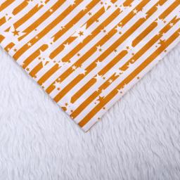 1 Pc Striped Star Printed Fabric By The Meter Home Tablecloth Curtain Decoration Material DIY Sewing Patchwork Material