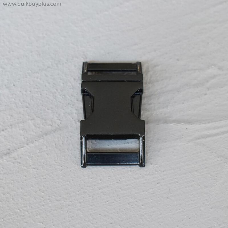 1 Pcs 15/20/25/30mm Metal Belt Buckle Side Release Curved Belt Buckle for Bag DIY Paracord Buckles Bracelet Trinket Bracelet