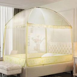 1.2m 1.5m 1.8m Yurt Mosquito Net Three Door Big Space Bed Tent Home Dormitory Adults Baby Mosquitero Bed Mosquito Net