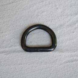 10 Pcs 15/20/25/30mm Black Metal D Ring DIY Mountaineering Bag Dog Collar Leash Belt Sewing Garment Pursestraps Clip Clasp