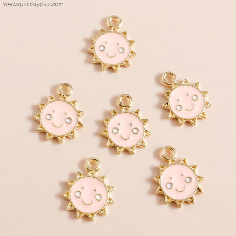 10 Pcs Enamel Cloud Charms for Jewelry Charms Necklaces Pendants Earrings Making
