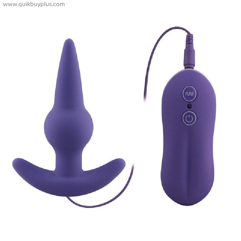 10 Speed Silicone Anal Sex Toy Prostate Massager Vibrating Anal Plug Anal Vibrator Butt Plug Erotic Sex Toys for Men,Gay Sex Toy