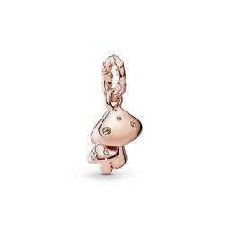 100% 925 Sterling Silver Charms Beads Fit Pandora  Bracelet Original Diy Sparkling Mushrooms Dangle Charm Women