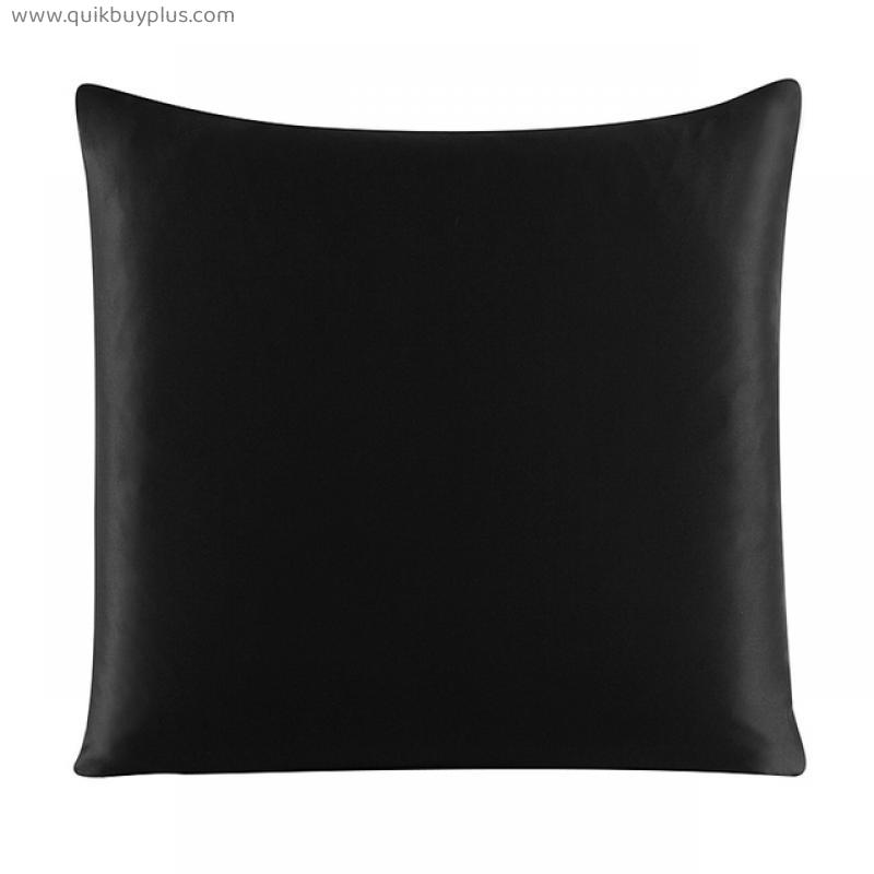 100% pure silk pillowcase zipper pillowcase pillow case cover silk throw pillow silk cushion solid multicolor
