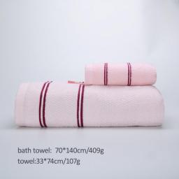 100Percent Cotton Bath Towel Set Absorbent Adult Terry Towels High Quality Beach Bath Towel 33*75cm Face Towel And 70*140cm Bath Towel