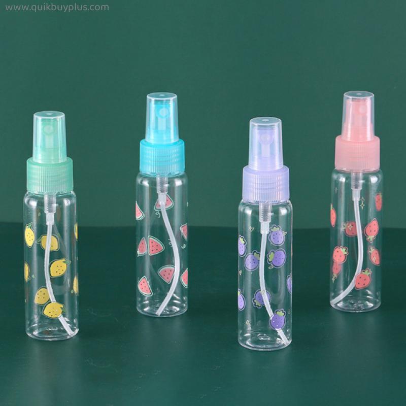 100ml Cylinder Mini Bottle Travel Essentials Spray Water Bottles PET Refillable Plastics Containers for Cosmetics Cute Perfumes
