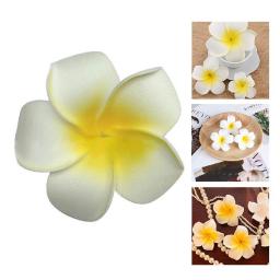 100pcs Frangipani Hawaii Flower Head Foam Decor For Wedding Craft Style Flowers Hawaii Ennes