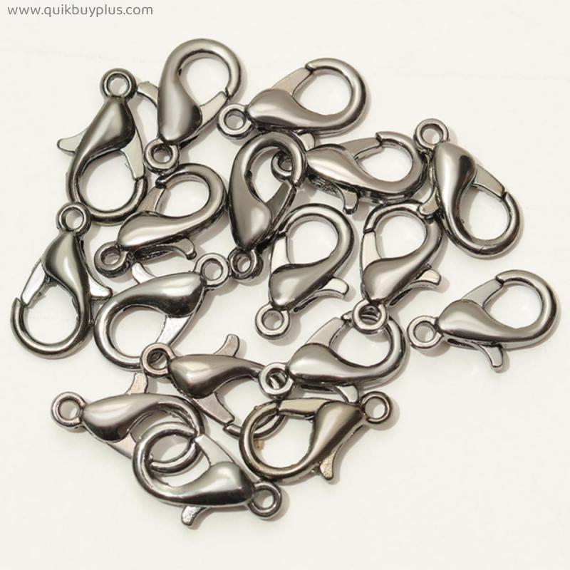 100pcs Lobster Clasps for Bracelets Necklaces Hooks Chain Closure Findings Accessories for Jewelry Making Accessories