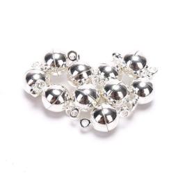 10Pcs/lot Magnetic Lobster Clasps Buckle Hook Round Ball DIY Jewelry Making Findings Necklaces Bracelet Jewelry Accessory