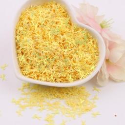 10g/Bag Yellow PVC Flower Nail Embellishments Sequins For Crafts Handcraft Decorations Fill Glitter Star Paillette Diy  Material
