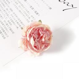 10pcs 8cm peony Artificial Flower Silk Fake Flower For Wedding Home Decorative Flower DIY Wreath Gift Box Fake Flower Decoration