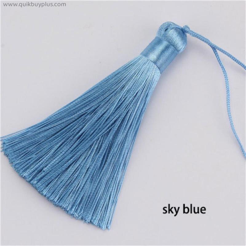 10pcs Polyester Silk tassels Handmade Hanging Tassels for crafts for Jewelry Making DIY  Home Decor Sewing Curtains Accessories
