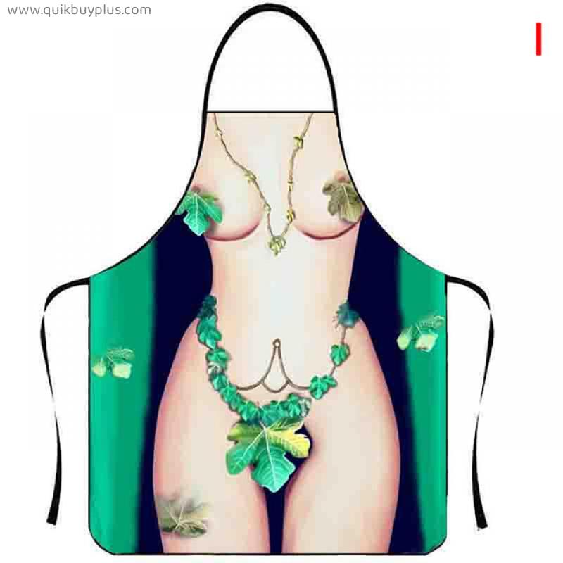 11 Style Aprons Sexy Funny Kitchen For Women Man BBQ Cleaning Cooking Apron Stain-proof Apron Barbecue Apron