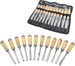 12-Piece Wood Carving Tool Set Carving Chisel, Furniture Woodworking Root Carving Chisel DIY Woodworking Chisel Kit Carving Tools, Woodworking Tools For Beginners And Professional Woodworking