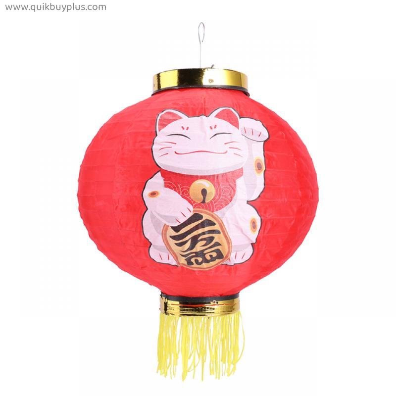 12inch Hot Pot Sushi Lantern Japanese Style Printing Waterproof Bar Lanterns Restaurant Pub Decoration Accessories