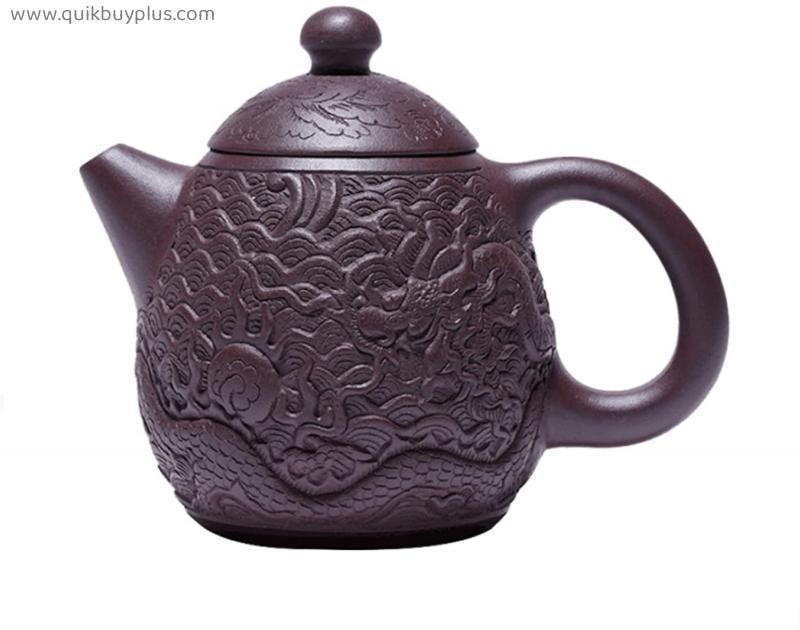 150ml Raw Ore Zhu Mud Dragon Egg Teapots Boutique Yixing Purple Clay Tea Pot Household Zisha Filter Tea Set Customized Drinkware
