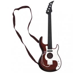 19 Polegadas Crianças Simulação Baixo Guitarra 4-string Mini Instrumento Musical Educacional Guitarra Baixo Brinquedo Para Crianças Iniciantes