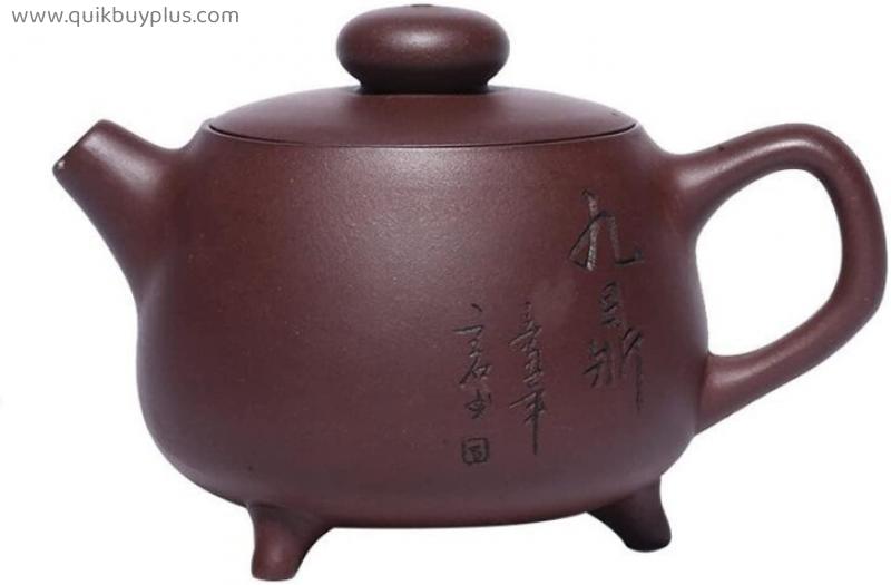 190ml Authentic Yixing Purple Clay Teapots Handmade Filter Tea Pot Beauty Kettle Chinese Raw Ore Zisha Tea Set Customized Gifts