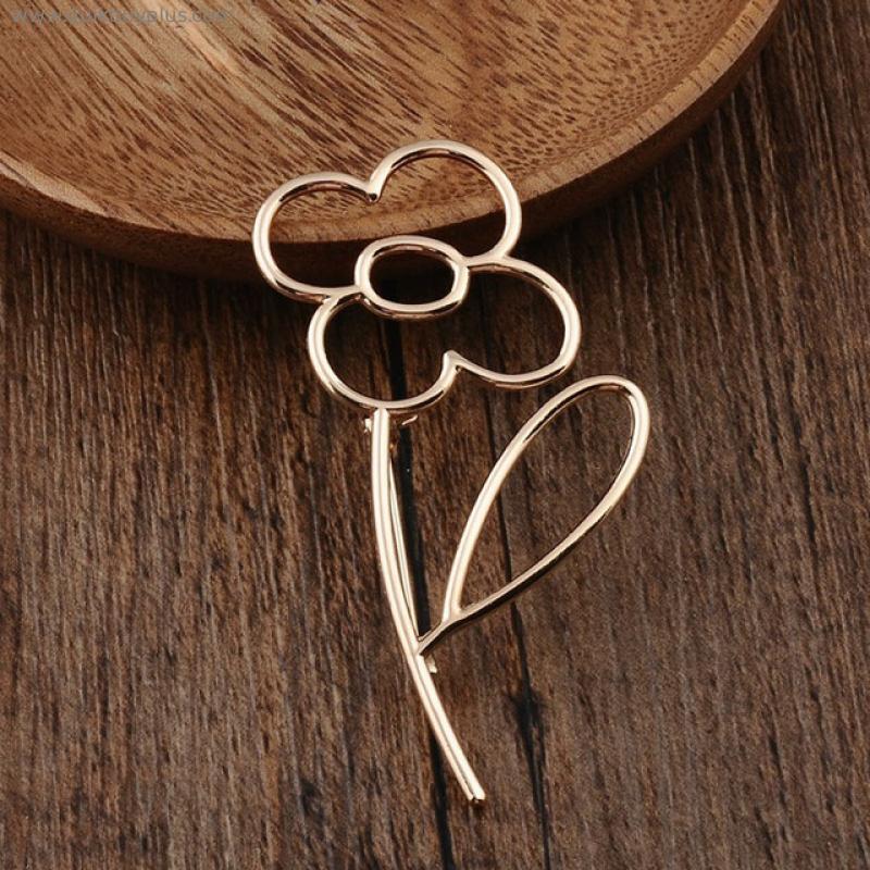 1PCS Brooch Clip Base Pins Safety Pins Brooch Blank Base Jewelry Making Supplies Simple Anti-glare Brooch Fashion Brooches