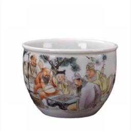 1Pcs Tea Cup Ceramic Antique Coffee Mugs Beautiful Teacup Teaware A Cup Of Tea Coffee Mugs