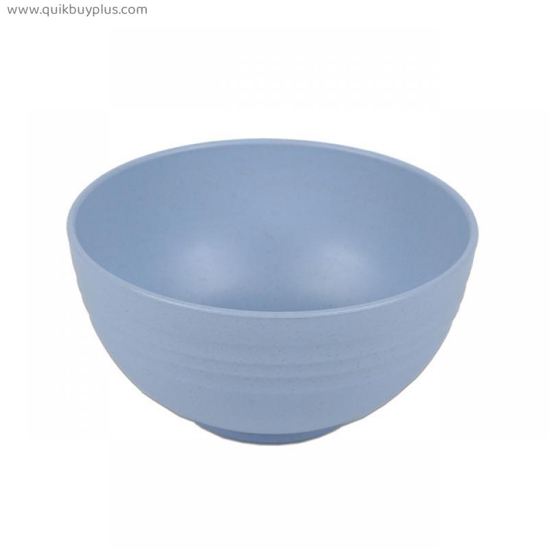1Pcs Wheat Straw Bowls Tableware Breakfast Cereal Bowls Food Container For Salad Ramen Soup Bowl Family Kitchen Accessories