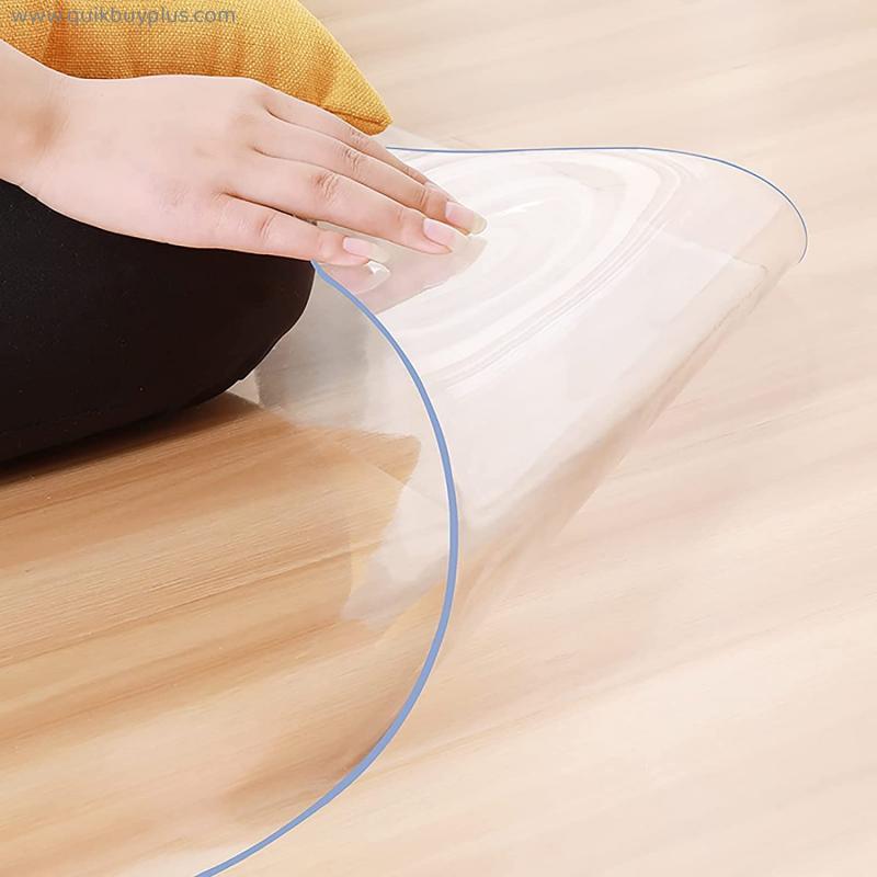 1m-7m Long Waterproof Clear Floor Mat, Non-Slip Durable PVC Area Rug Protector for Chair/Table Cloth/Coffee Table Mats (Size : 1.4x7m)