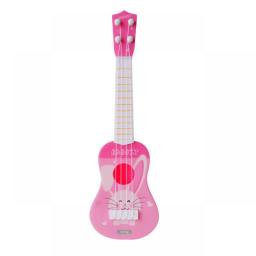 1pc Crianças Colorido Ukulele Instrumentos Musicais Crianças Guitarra Montessori Brinquedos Para Crianças Escola Jogar Jogos Educação Menino Menina Presente