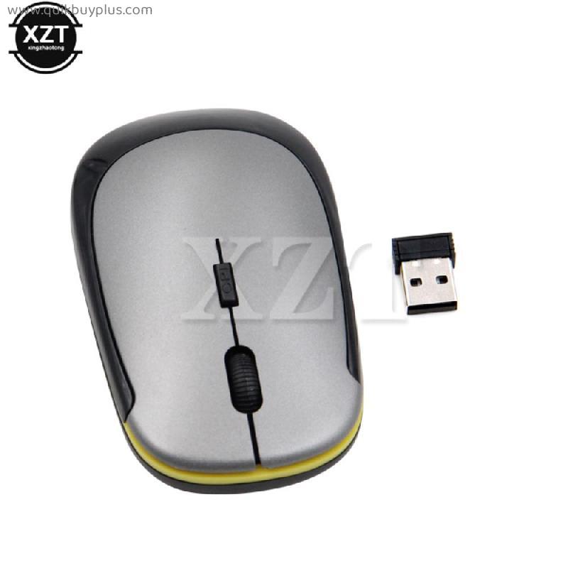 1pcs 2.4G Wireless Mouse Slient Button Ultra Thin Mini Optical Ultrathin with USB Receiver Mice for Computer Laptop Newest