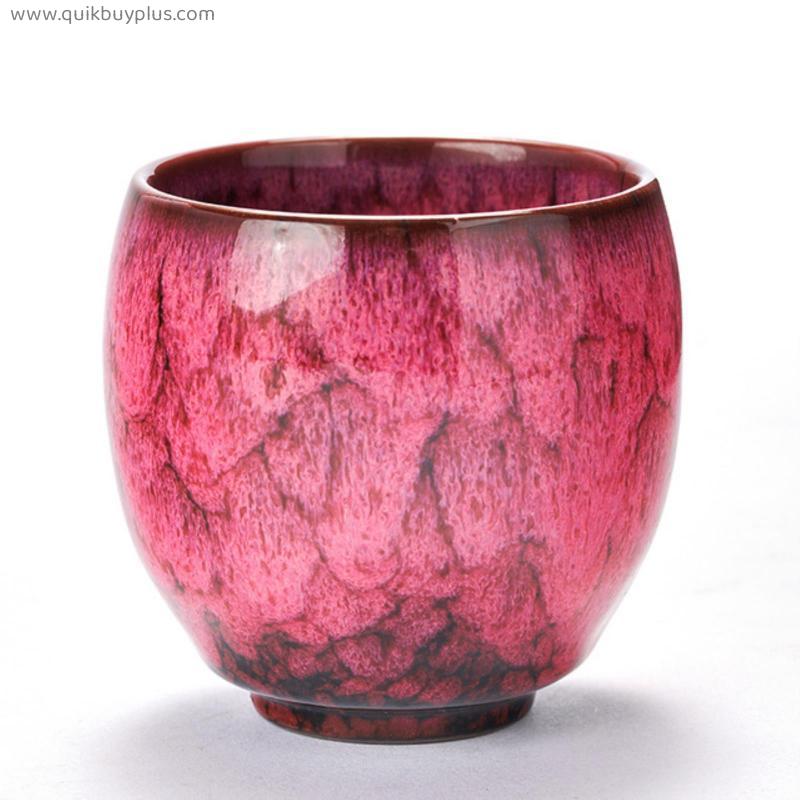 1pcs Kiln Change China Ceramic Tea Cup Porcelain Kung Fu Cups Pottery Drinkware Tableware Coffee Mugs Water Mug Gift