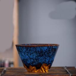 1pcs Kiln Change China Ceramic Tea Cup Porcelain Kung Fu Cups Pottery Personal Single Drinkware Coffee Mugs