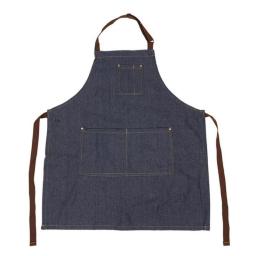 1pcs Practical 71x65cm Blue Denim Simple Aprons Uniform Unisex Jeans Aprons Men's Lady's Kitchen Cooking Gifts