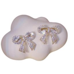 2 pairs Earrings for Women Zircon Stud Earring Pendant Accessories Present