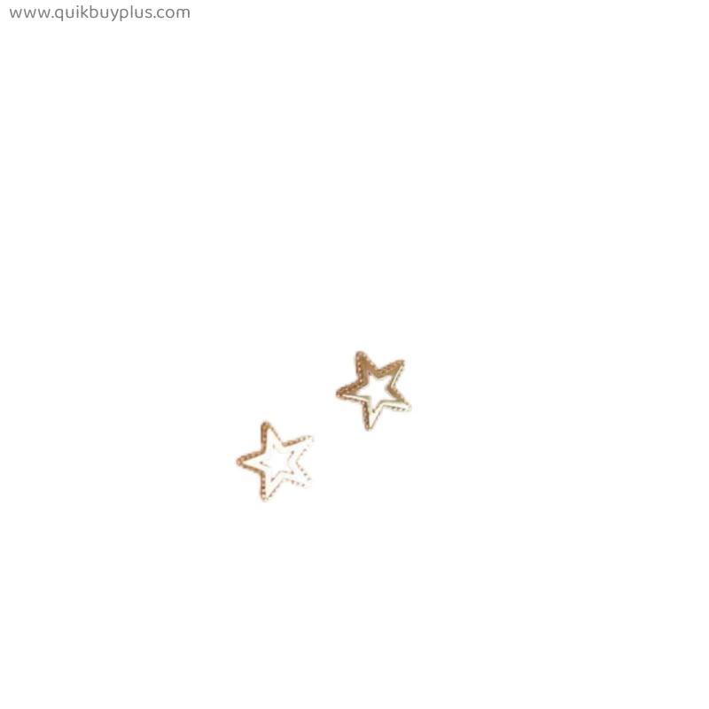 2 pairs Four-Pointed Star Earrings Women