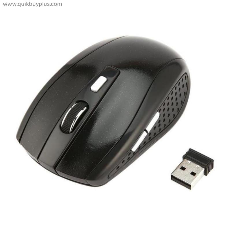 2.4GHz Wireless Mouse Portable Intelligent Gaming Mouse Optical Rolling Gamer Mice USB Receiver for PC Laptop Computer