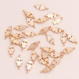 20 Pcs Fashion Leaf Pendants Bracelets Vintage Leaves Beads Charms Making Necklaces Accessories
