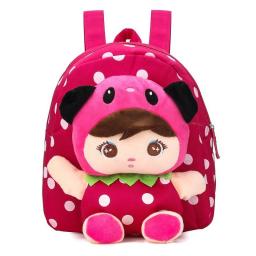 2022 3D Cartoon Plush Children Backpacks Kindergarten Schoolbag Kids Backpack Children School Bags for Baby Girls Backpacks