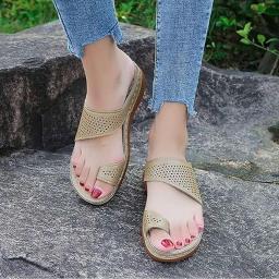 2022 New Women Sandals Casual Platform Sandals Slippers Summer Flat Shoes Flip Flop Beach Slippers