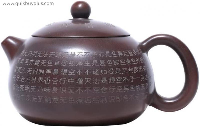 210ml Antique Yixing Purple Clay Teapots Master Hand Carved Xishi Tea Pot Raw Ore Beauty Kettle Chinese Zisha Tea Set Customized