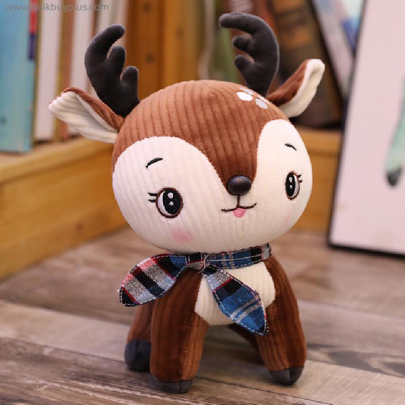 25-50cm Simulation Sika Deer doll doll doll cute super cute little elk plush toy Girl Doll