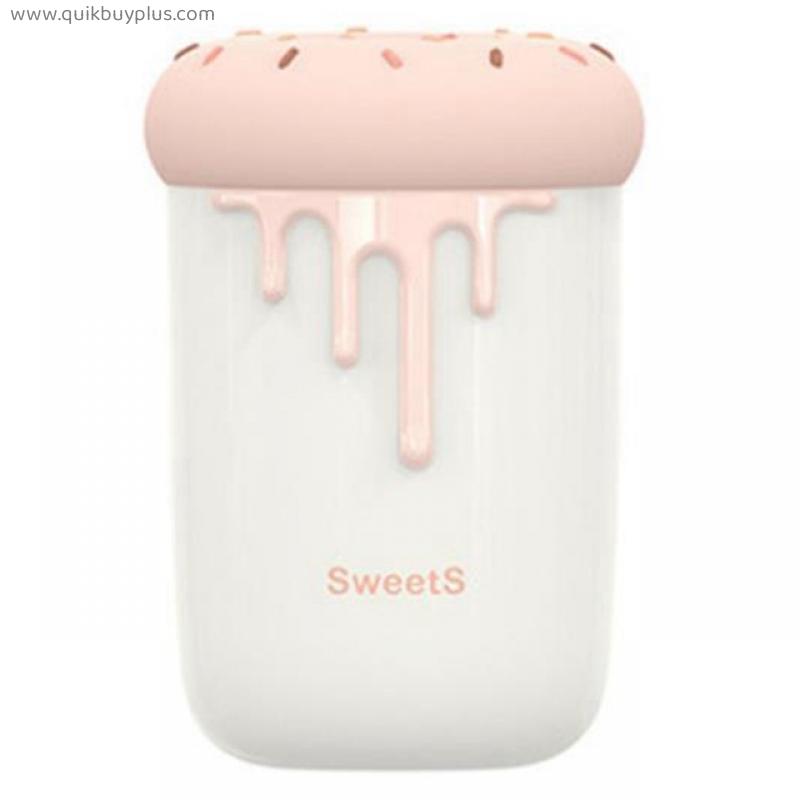250Ml Lovely Donut Air Humidifier USB Aromatherapy Diffuser with Romantic LED Lamp Mini Car Water Mist Maker Atomizer
