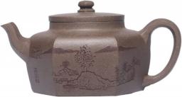 260ml Classic Yixing Purple Clay Teapots Raw Ore Section Mud Hexagon Tea Pot Home Zisha Filter Kettle Chinese Tea Set Gifts
