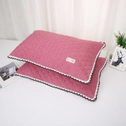 2pc 100% Cotton Pillow Cases Plain Printing Pillowcase Home Bedroom Pillow Cover 48cm*74cm