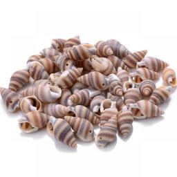 30-150pcs Natural Cute Small Conch Beads Sea Snail Shell Beads With Holes For Jewelry Making Bracelet Necklace Wholesale