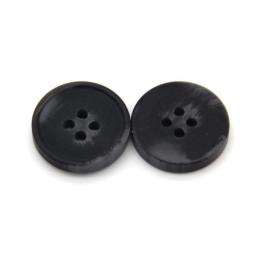 30mm Big Imitation Horn Resin Buttons For Sewing Men's Suit Coat Cardigan Handmade Black Decorative Crafts Accessories Wholesale