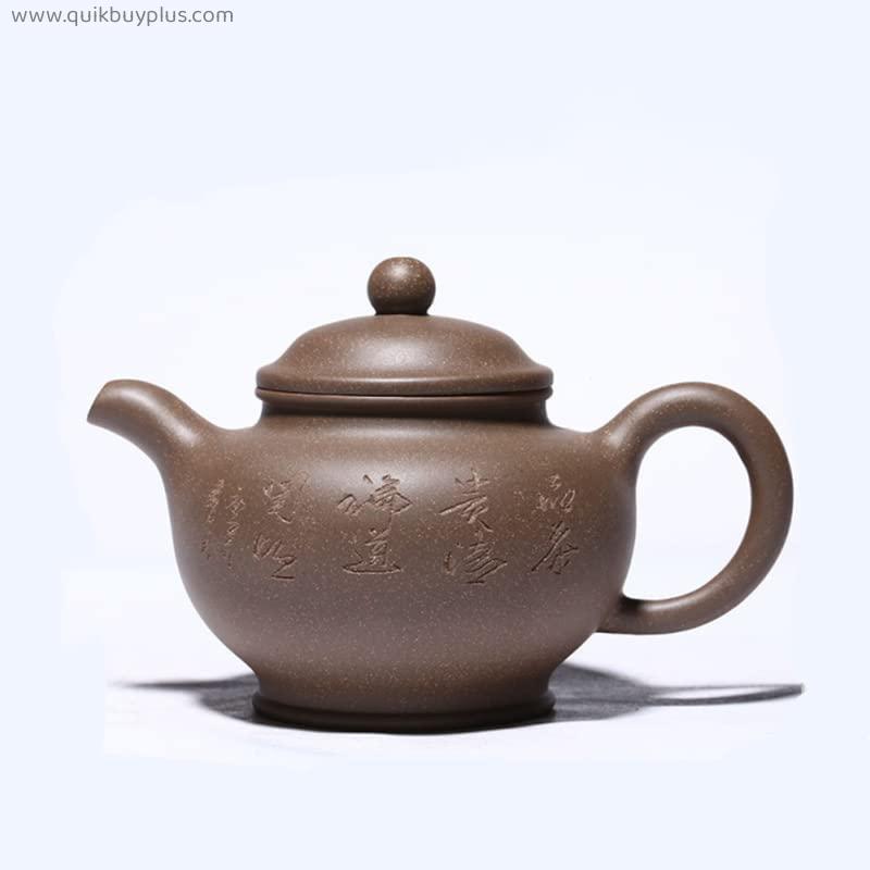 330ml Traditional Yixing Purple Clay Teapots Raw Ore Section Mud Handmade Tea Pot Household Zisha Teaware Tea Table Accessories