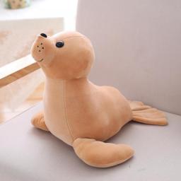 35-60cm Down cotton sea lion doll plush toy cushion sea lion baby sea creature sea bottom doll doll children's birthday gift
